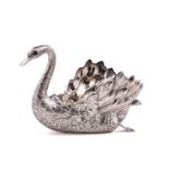 BUCCELLATI STERLING SILVER SWAN CANDY DISH