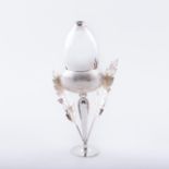 PAMPALONI ACORN FORM STERLING SILVER VASE