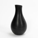 BLACK HERMES PEAR FORM VASE