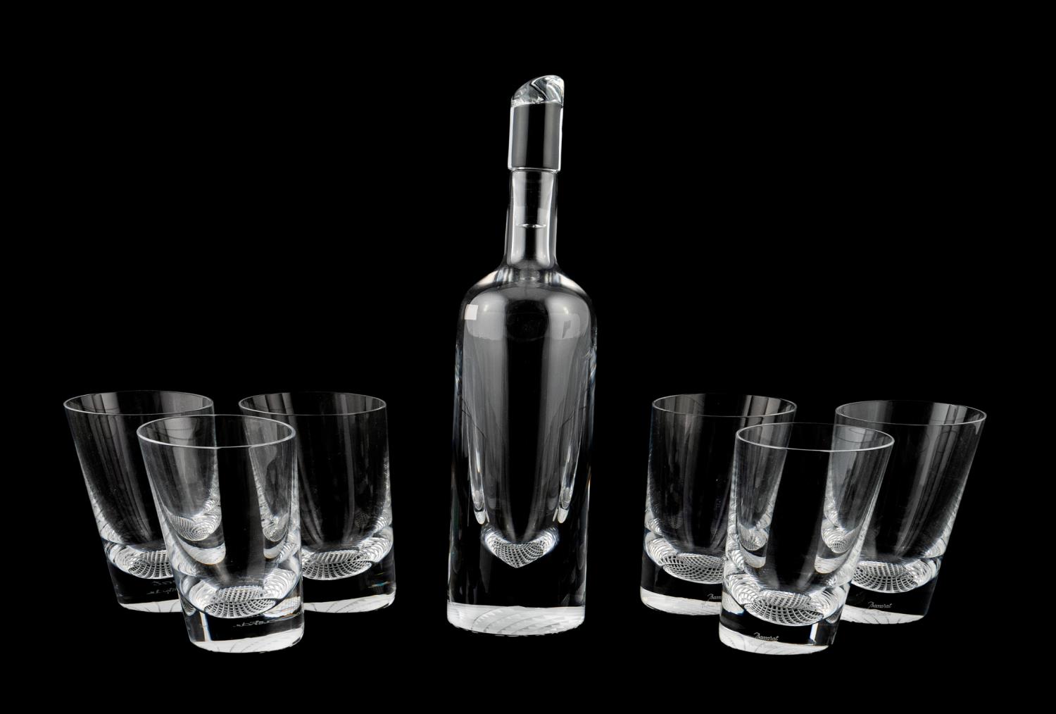 CRYSTAL DRINKS SET, THOMAS BASTIDE FOR BACCARAT