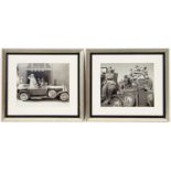 2 FRAMED DECORATIVE PHOTOGRAPHS OF GANGA SINGH