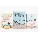 THREE OVERSIZED WORLD ATLAS ART BOOKS BY TASCHEN