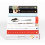 8 BOOKS ON FOOD & COOKING, SIGNED COPY