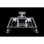 JOHN EMES STERLING SILVER REGENCY INKSTAND, 1805