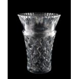 MONUMENTAL BACCARAT CRYSTAL VASE, 1 OF 4 EDITION