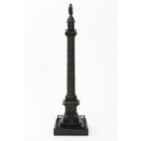 19TH C. GRAND TOUR BRONZE PLACE VENDOME COLUMN