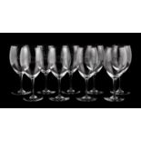 NINE BACCARAT "SAINT EMILION" MAGNUM WINE GLASSES