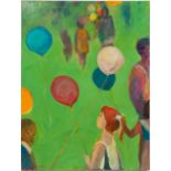 ELIZABETH MORETZ-BRITT "BEAUTIFUL BALLOONS" OIL