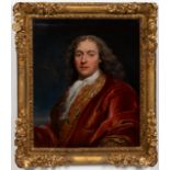 18TH C. ENGLISH "PORTRAIT OF A GENTLEMAN" O/C