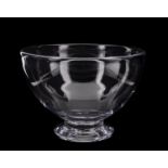 SIMON PEARCE "CAVENDISH" GLASS CENTERPIECE BOWL