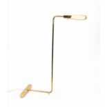 CEDRIC HARTMAN BRASS & STEEL FLOOR LAMP