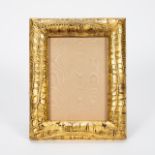 SMALL RALPH LAUREN GOLD CROCODILE PHOTOGRAPH FRAME