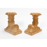 PAIR, GRECO-ROMAN STYLE CARVED MARBLE SCULPTURES