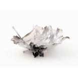 BUCCELLATI STERLING SILVER MAPLE LEAF DISH