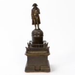 BRONZE MODEL OF THE PLACE VENDOME NAPOLEON COLUMN