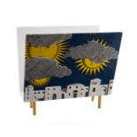 FORNASETTI "SOLE DI CAPRI" MAGAZINE RACK