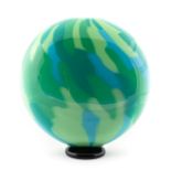 SEGUSO VIRO MURANO "ATLAS" BLOWN GLASS DISK VASE