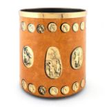 PIERO FORNASETTI "CAMEO" WASTE PAPER BASKET