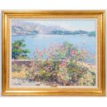 PIERRE BITTAR "VUE SUR ST. JEAN CAP-FERRAT" OIL