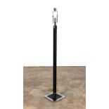 RALPH LAUREN BLACK LEATHER MODERN FLOOR LAMP