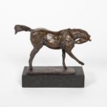 GEORGE CARLSON "HORSE I, BITING SHOULDER" BRONZE