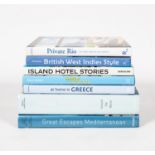 7 HARDCOVER ART BOOKS ON TROPICAL LIVING & TRAVEL