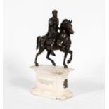 GRAND TOUR BRONZE & MARBLE, MARCUS AURELIUS