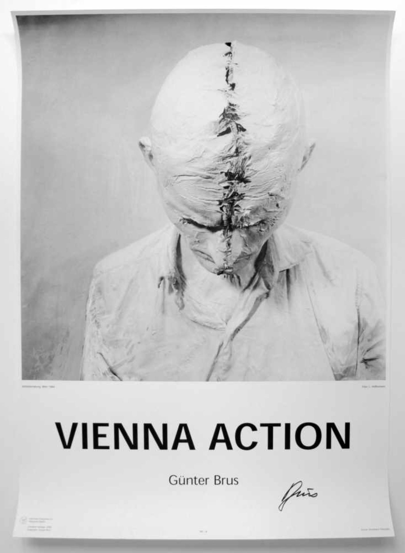 Günter Brus(geb. 1938)"Vienna Action"_Plakatdruck; 10 Stk. Limitierte Auflage von - Image 6 of 12