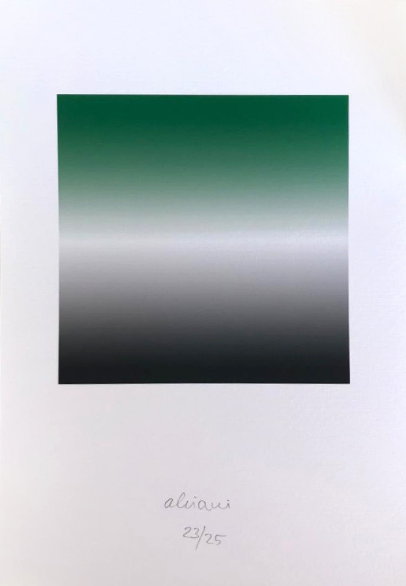 Getulio Alviani(1939-2018)"Chromographs"2000Siebdruck auf Papier; Ed. 2/25; signier