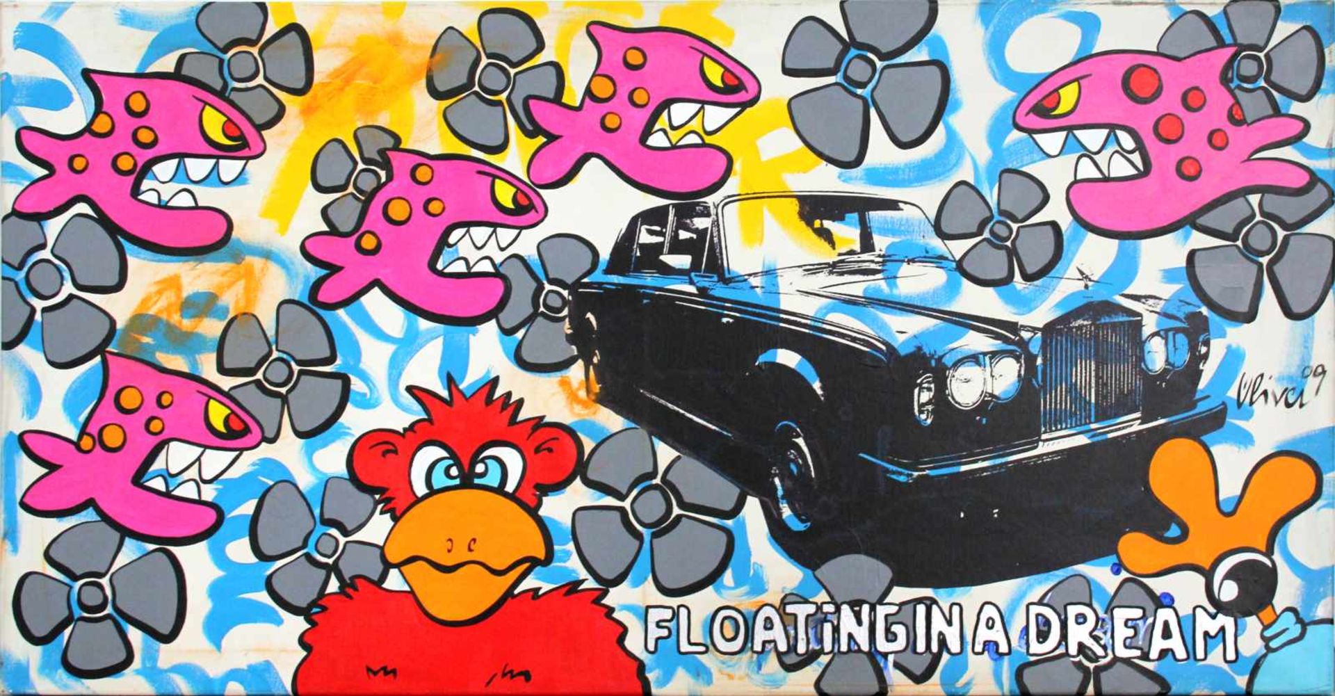 Oliver von Feistmantl(geb. 1965)"Rolls Royce=Disaster (20)"2006Acryl auf Leinwand;