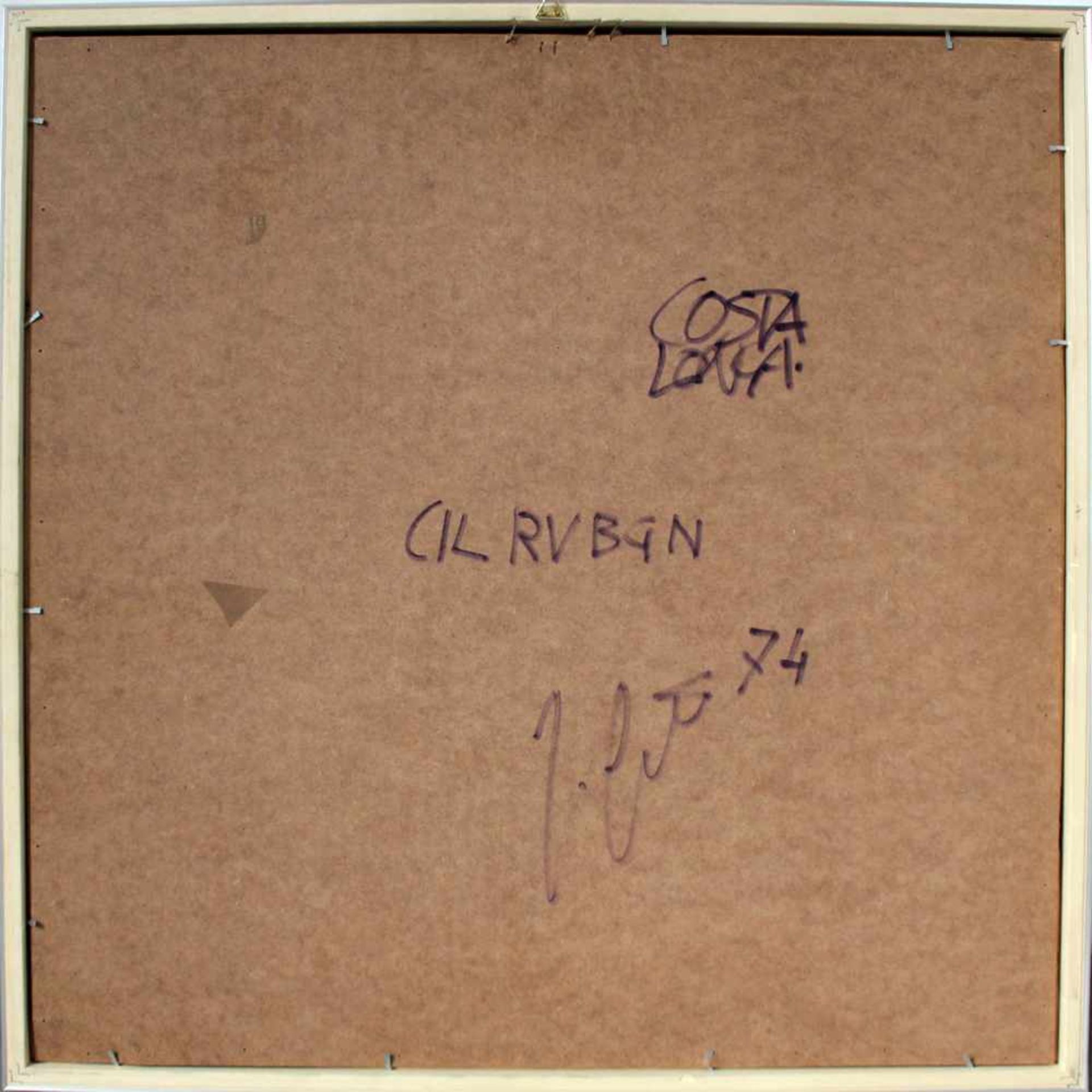 Franco Costlonga(geb. 1933)"CILRVBGN"1974Acryl, Holz, MDF, Plexiglas; signiert und - Bild 3 aus 3