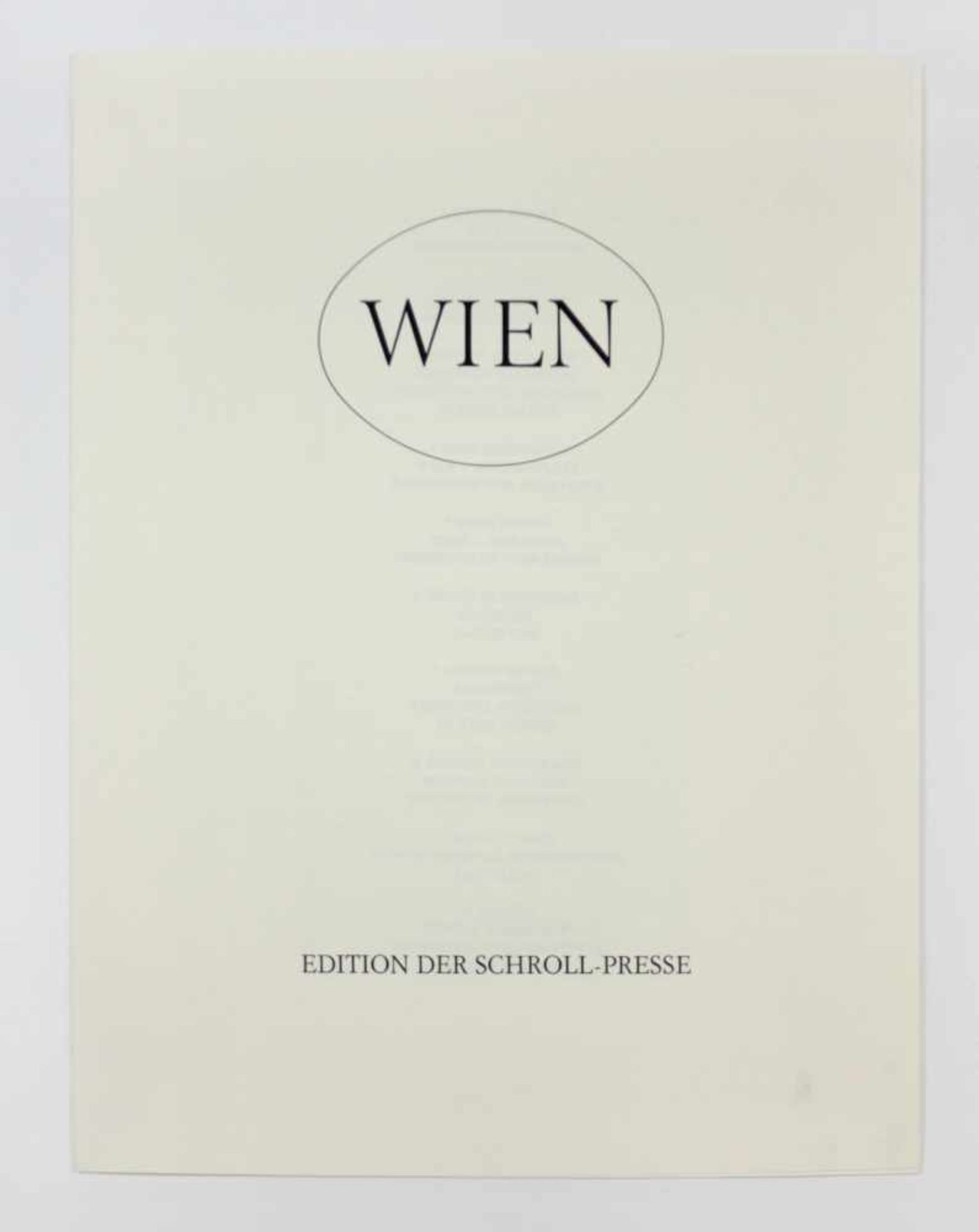 Diverse Künstler"Mappe Wien"1971Vollständige Mappe "Wien", bestehend aus 10 Grafi - Bild 5 aus 12