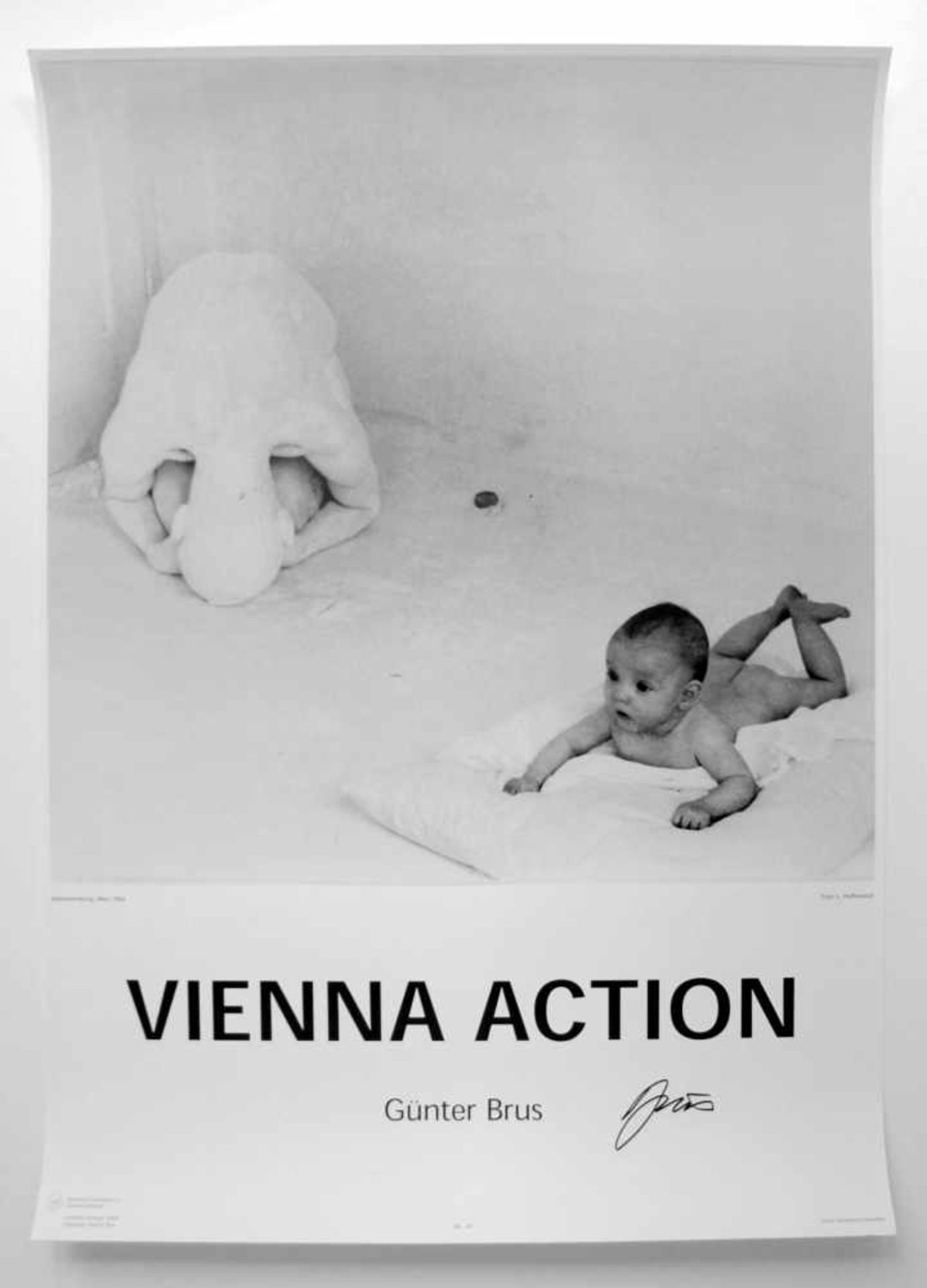 Günter Brus(geb. 1938)"Vienna Action"_Plakatdruck; 10 Stk. Limitierte Auflage von - Bild 8 aus 12