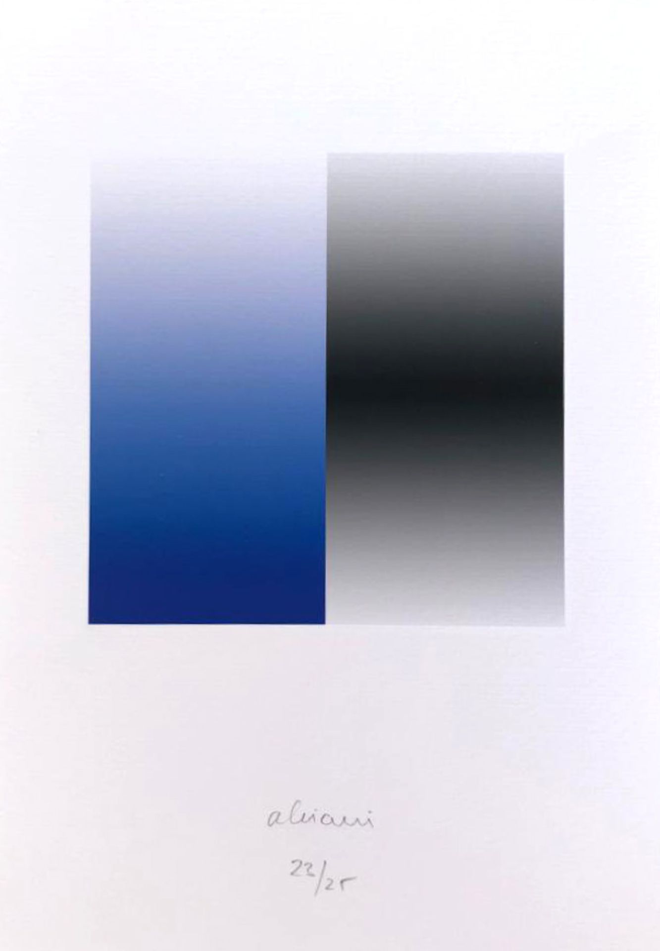 Getulio Alviani(1939-2018)"Chromographs"2000Siebdruck auf Papier; Ed. 2/25; signier