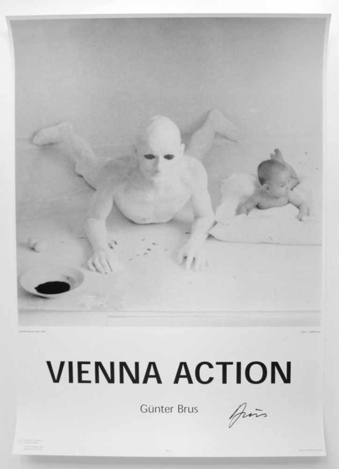 Günter Brus(geb. 1938)"Vienna Action"_Plakatdruck; 10 Stk. Limitierte Auflage von - Image 7 of 12