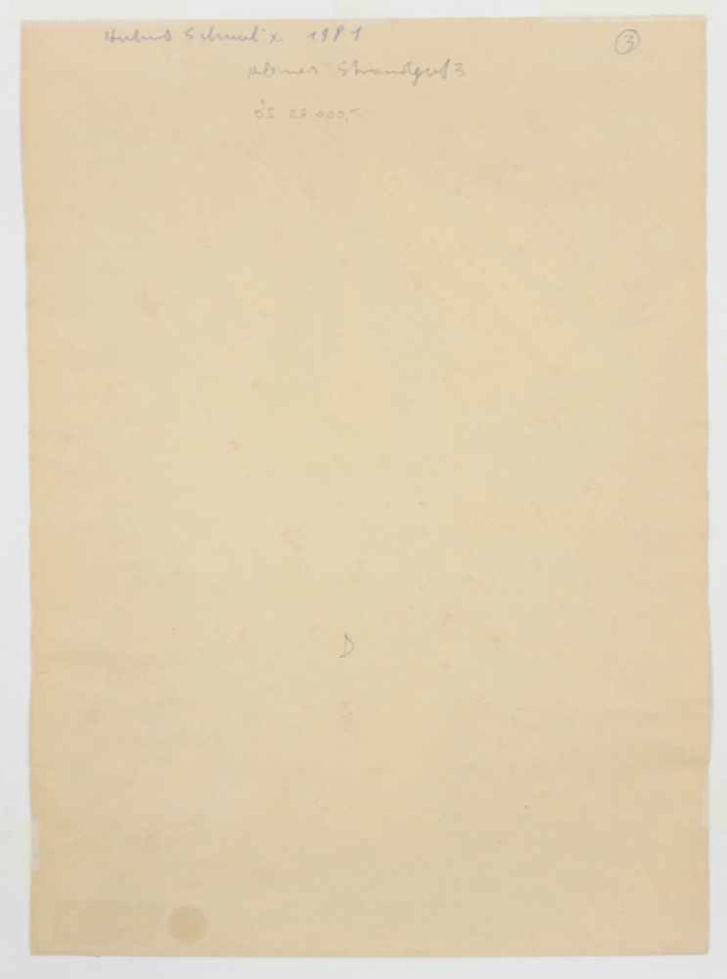 Hubert Schmalix(geb. 1952)"Kleines Strandgut 3"1981Aquarell auf Papier; signiert, d - Bild 2 aus 3