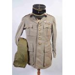 FR- Uniforme de capitaine du Génie comprenant une vareuse à quatre poche en drap jaspé avec