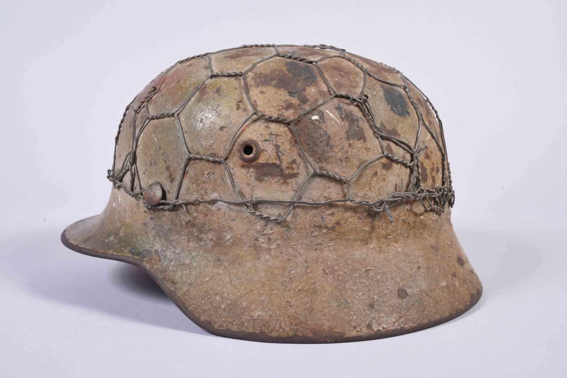 Casque Allemand Modèle 35 armée de Terre (HEER). Fabriquant ET64- 478. Peinture Feldgrau - Bild 2 aus 8