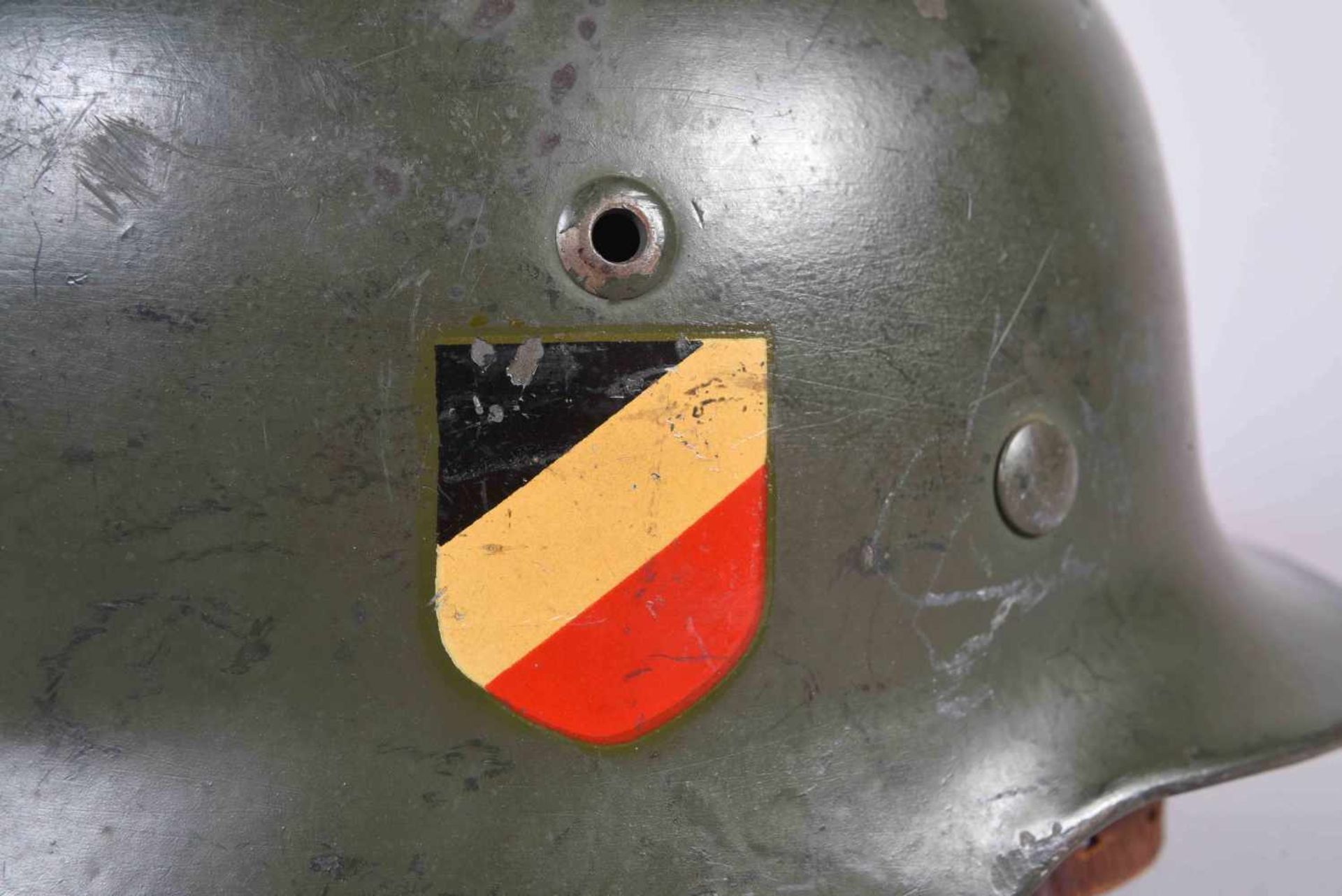 Casque Allemand Modèle 35 de l’armée de terre (HEER) fabricant Eisen Hütten Werke ET 64 ; N° de - Bild 5 aus 8