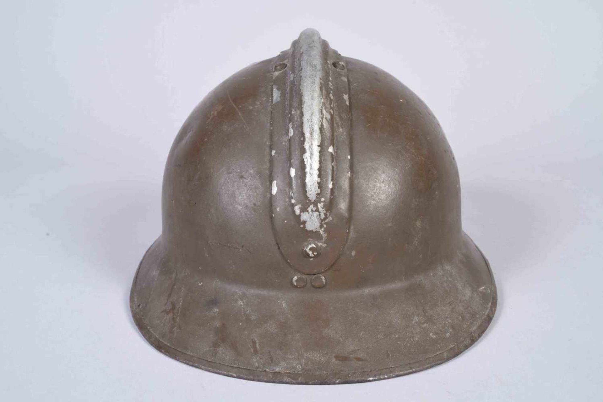 Casque Adrian modèle 26 attribut d’infanterie modèle 15. Fabriquant Japy Coque C. Peinture d’usine - Bild 3 aus 6