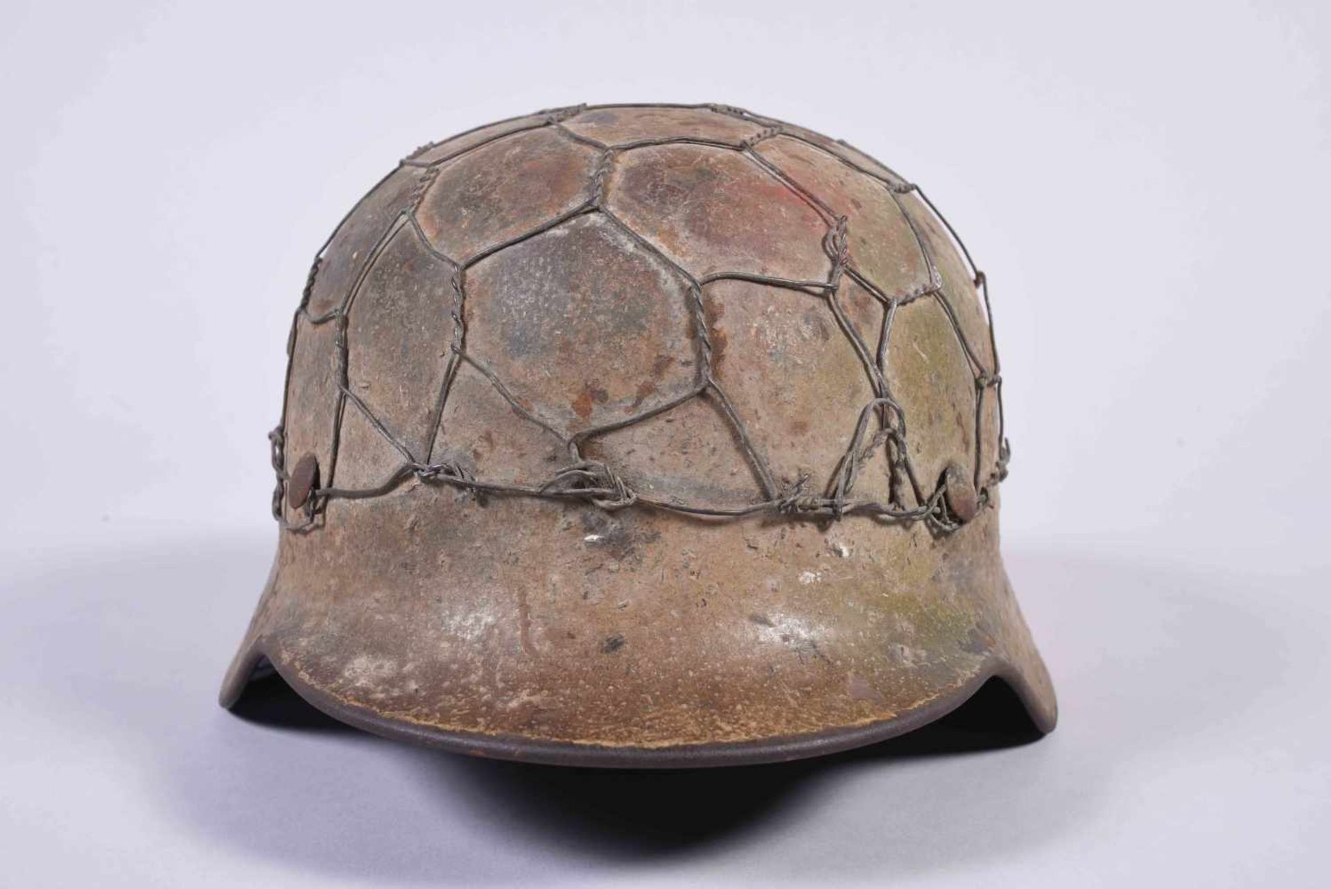 Casque Allemand Modèle 35 armée de Terre (HEER). Fabriquant ET64- 478. Peinture Feldgrau