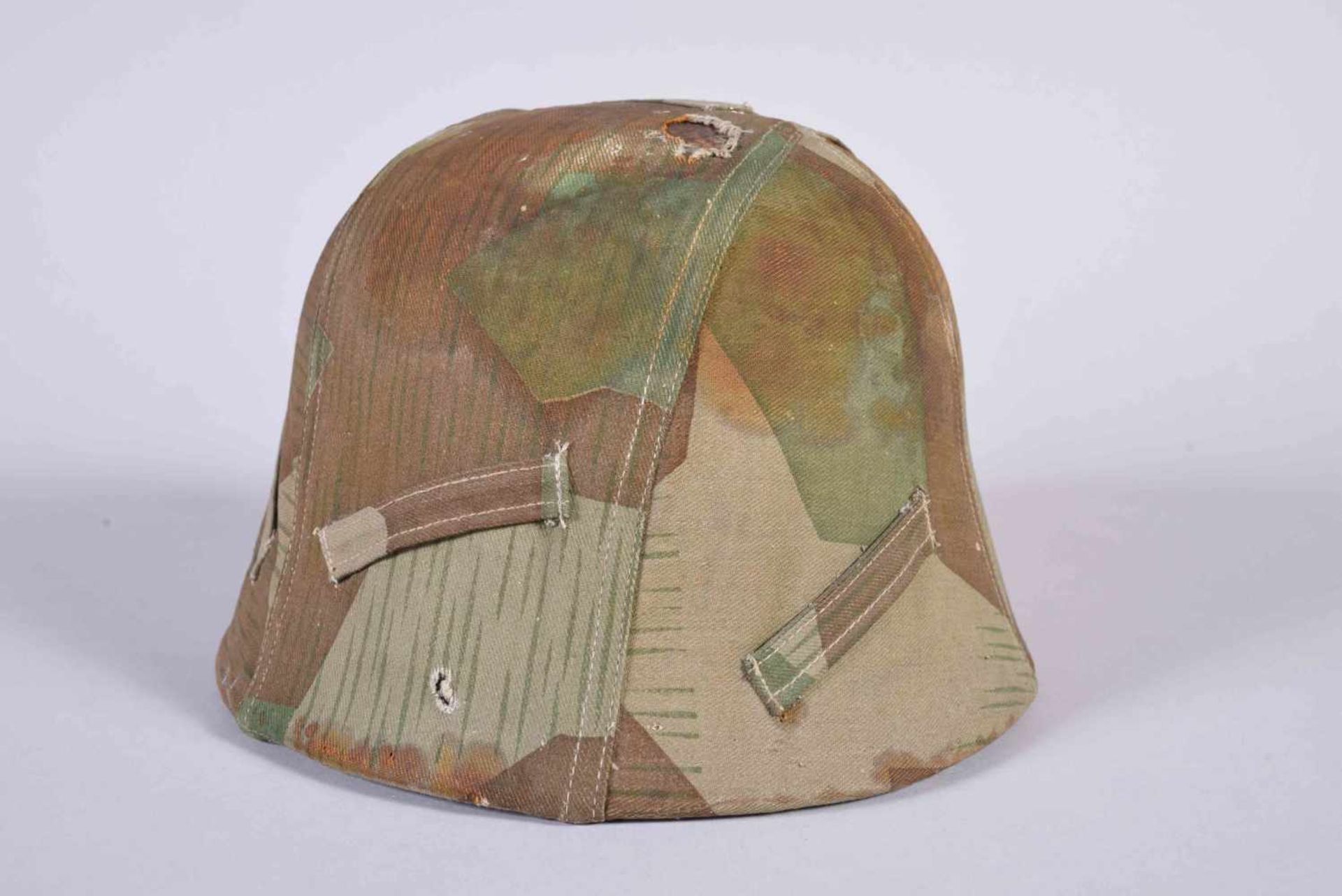 Casque Allemand Modèle (40) armée de Terre (HEER). Fabriquant ET66. Cerclage zinc. Cuir en bel - Bild 3 aus 7