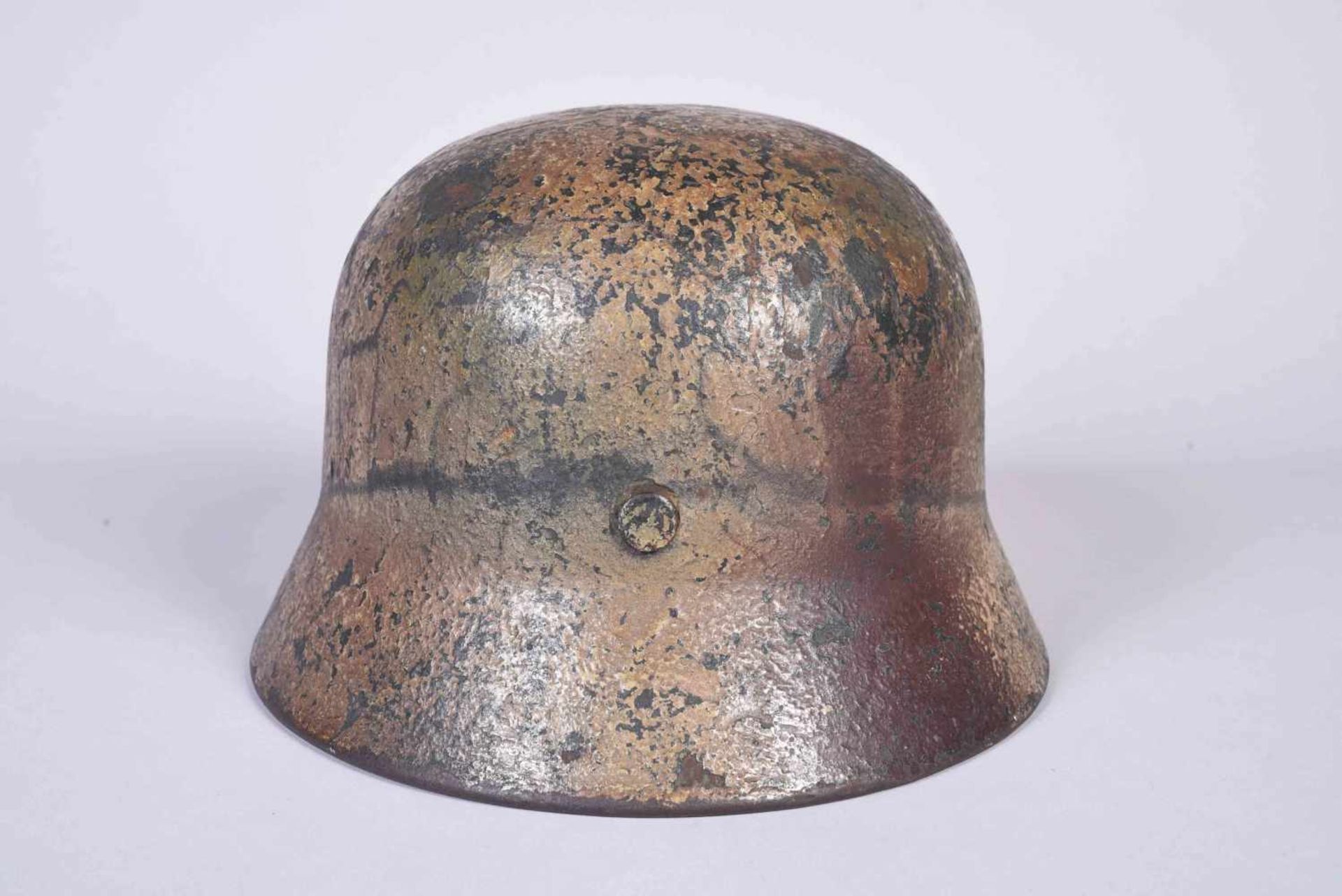 Casque Allemand Modèle 35 armée de Terre (HEER). Marquage fabricant et série recouverts de - Bild 3 aus 7