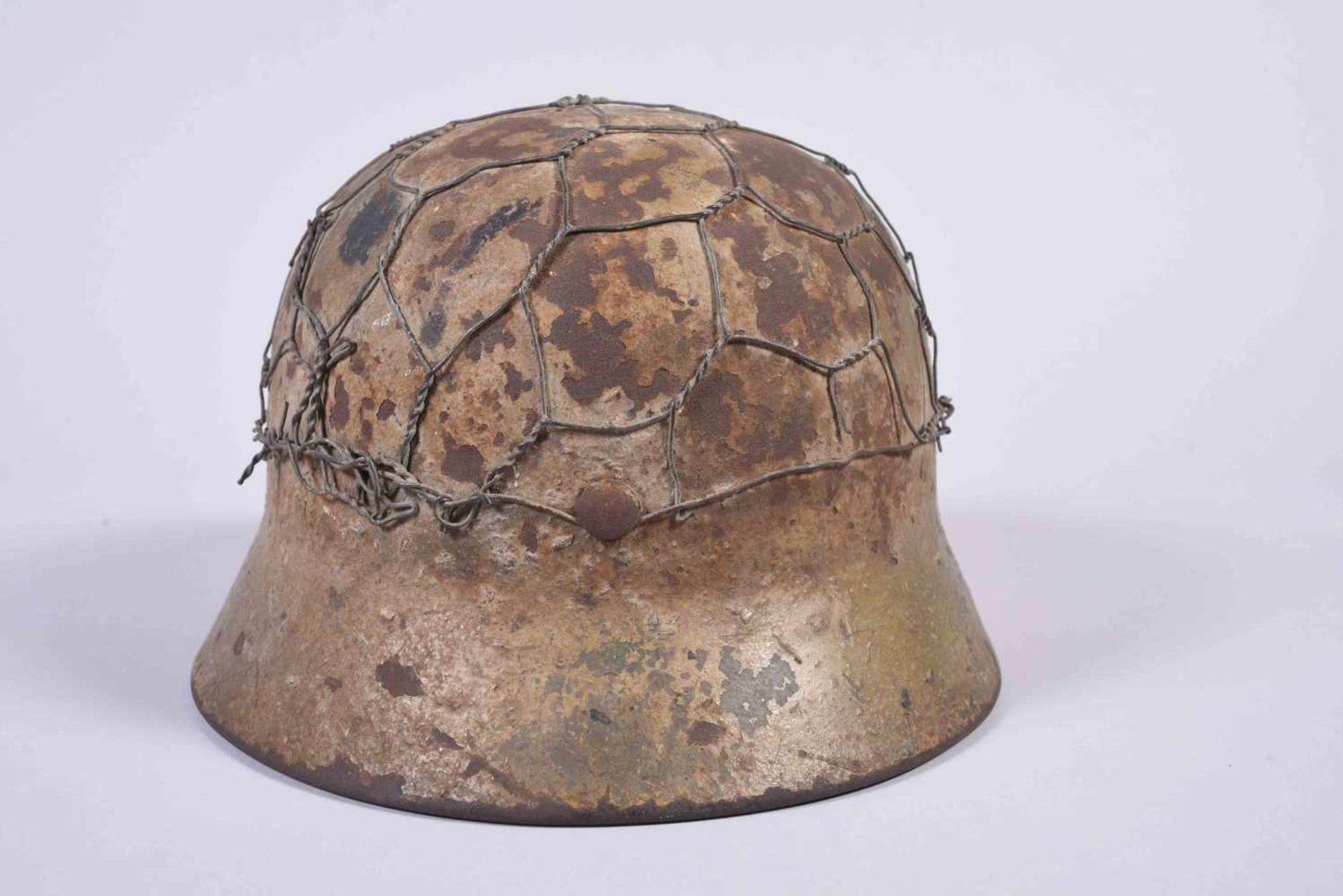 Casque Allemand Modèle 35 armée de Terre (HEER). Fabriquant ET64- 478. Peinture Feldgrau - Bild 3 aus 8