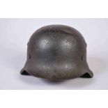 Casque Allemand modèle 42 de l’armée de terre (HEER) sans insigne. Peinture Feldgrau d’usine HKP 64-