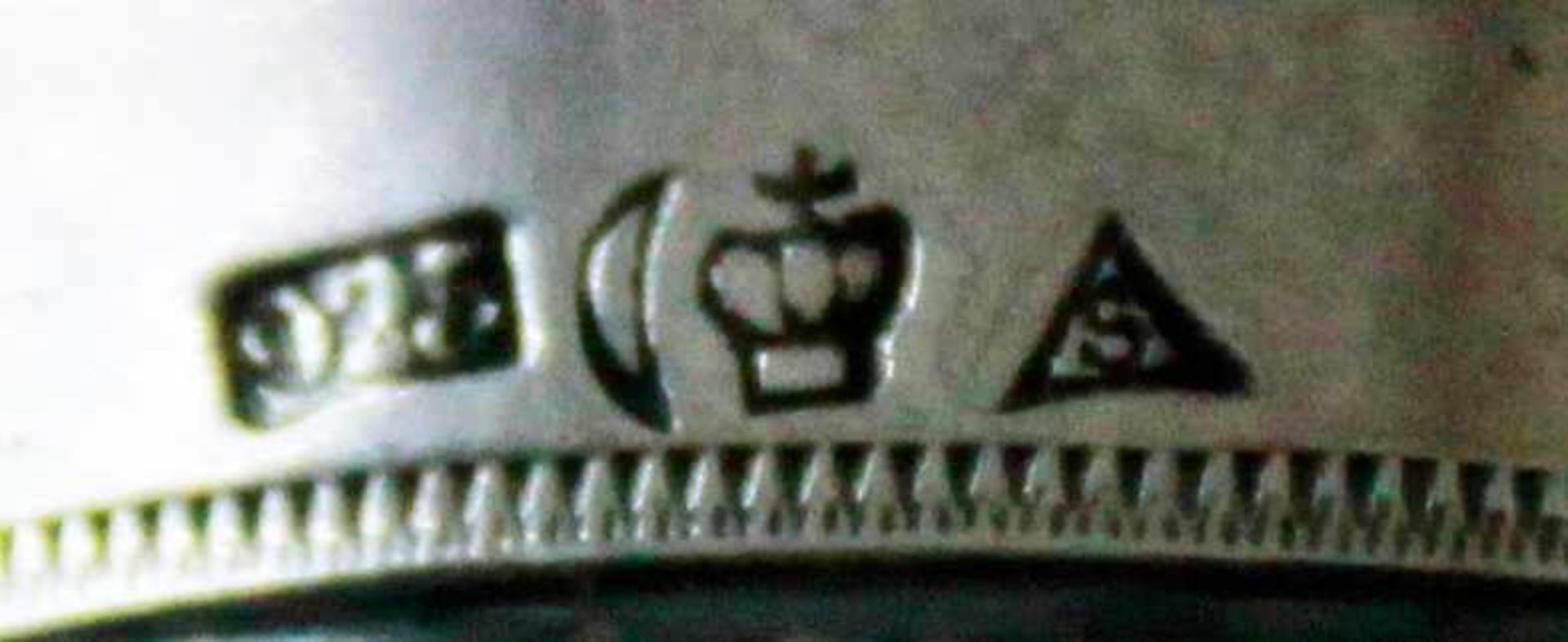 Schnapsbecher in Fingerhutform, 925 Silber, "Nur ein Fingerhut voll", deutsch, 20. Jhd., - Bild 2 aus 2