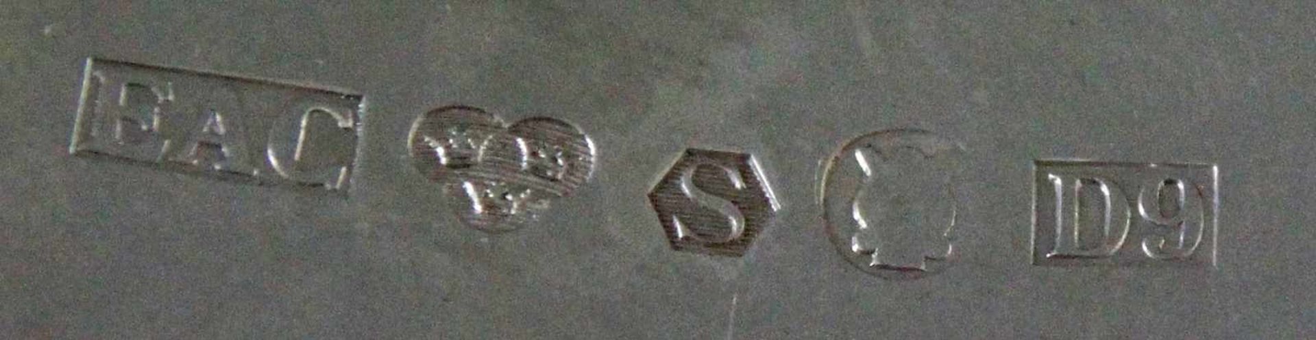 Kratervase, 830er Silber, Schweden, 1954, Gesamtgewicht: 361 gr., Sich weit öffnender Korpus auf - Bild 2 aus 2