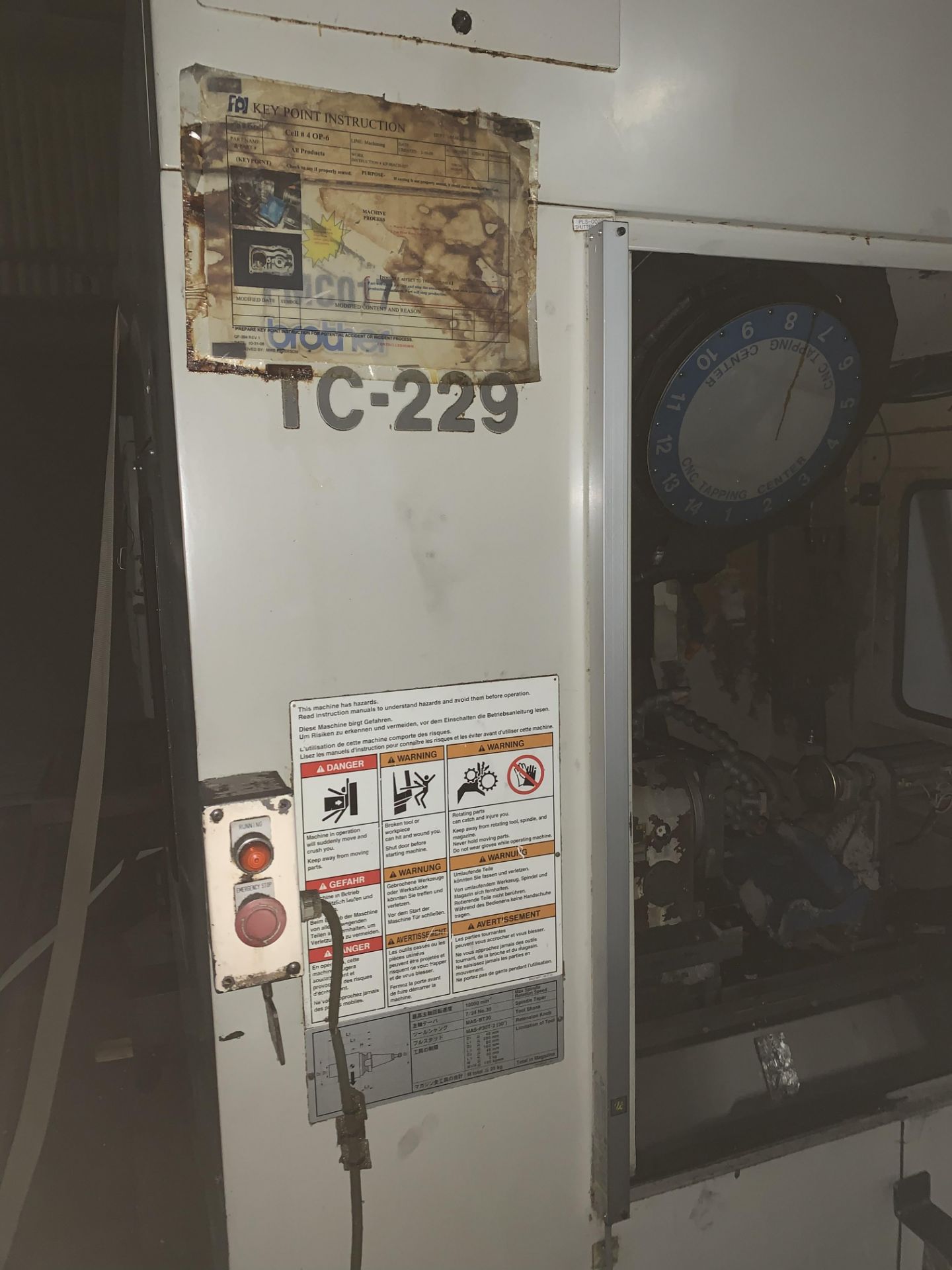 Brother TC-S229 CNC Tapping Center - Image 5 of 21