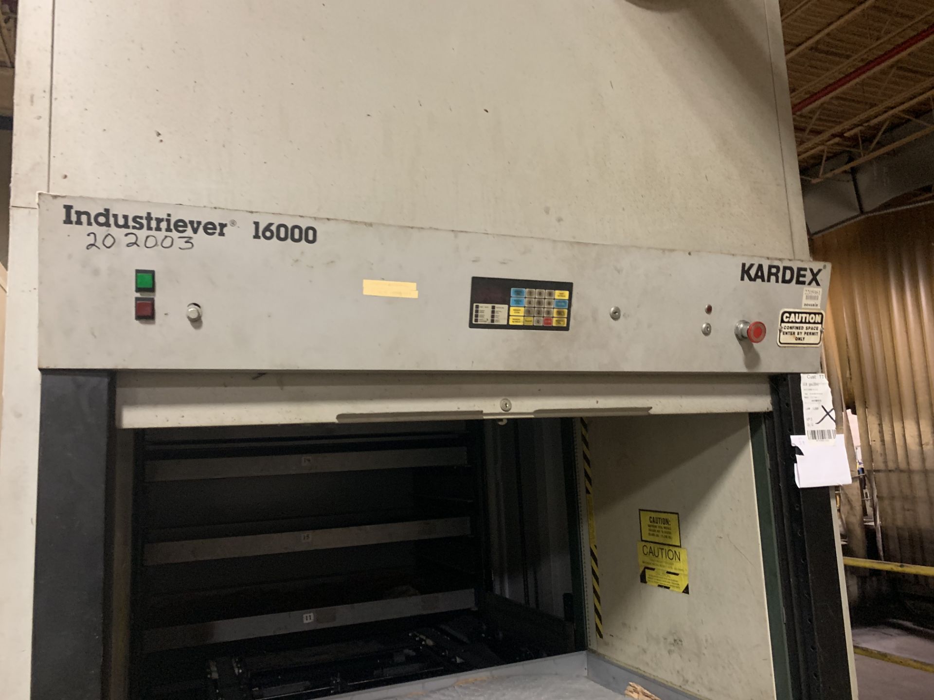 Kardex Industriever 16000 Vertical Lift Cabinet - Image 2 of 4