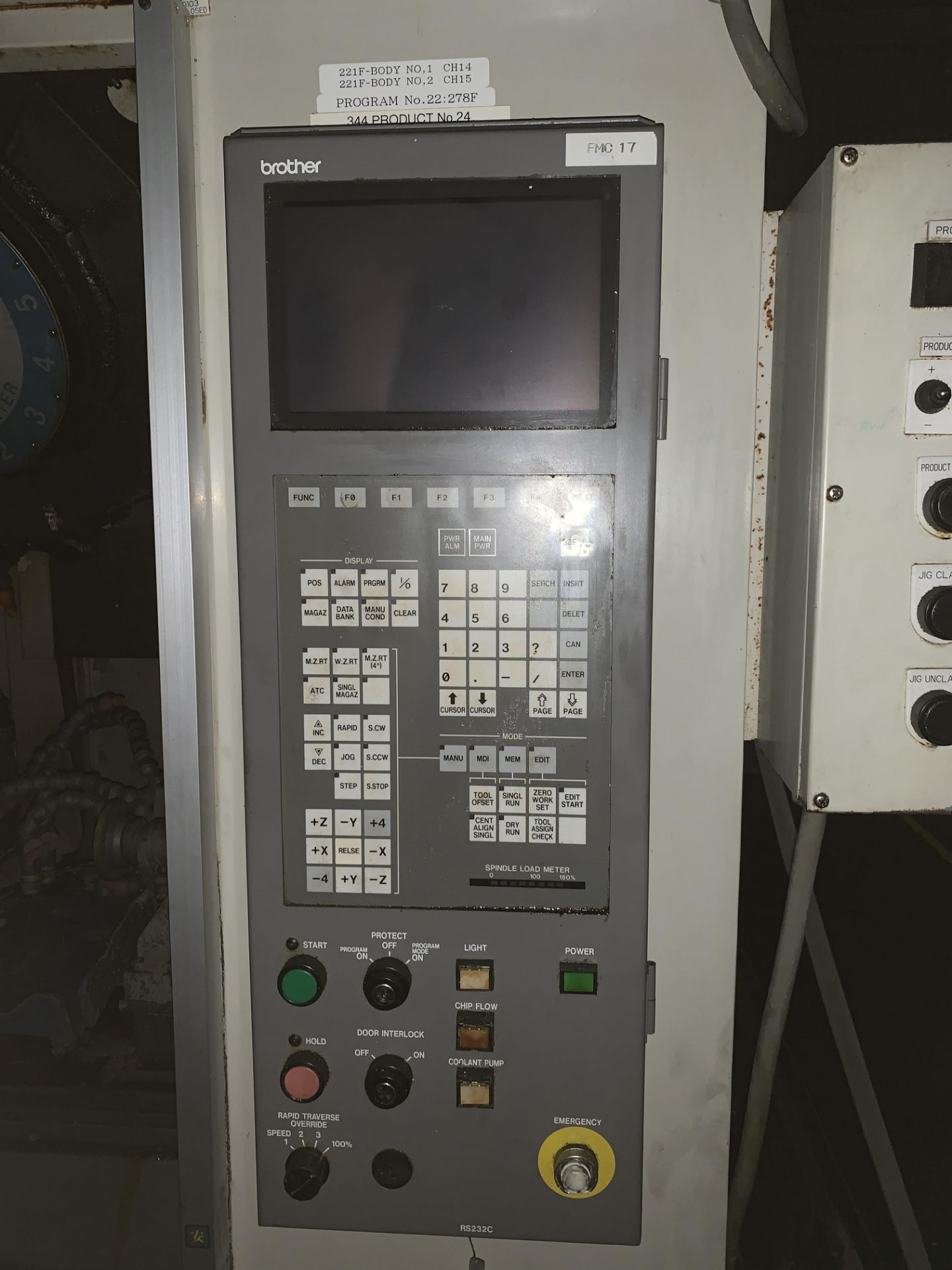 Brother TC-S229 CNC Tapping Center - Image 3 of 21